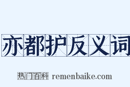 亦都护反义词是什么意思的图片